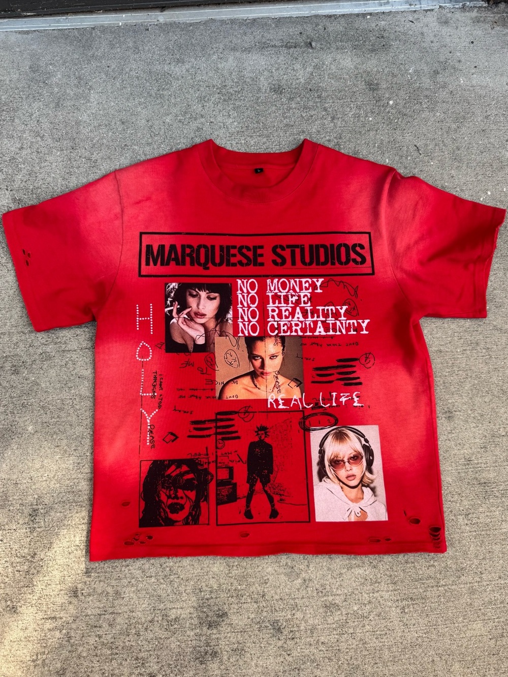 “Real life” tee from my brand